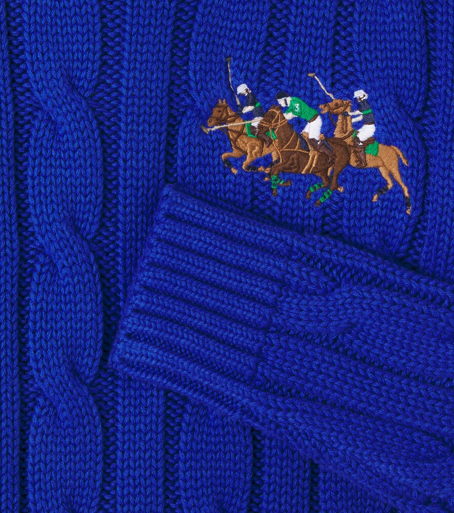  Polo Ralph Lauren Kids Polo Ralph Lauren Kids Bestickter Pullover Aus Baumwolle 