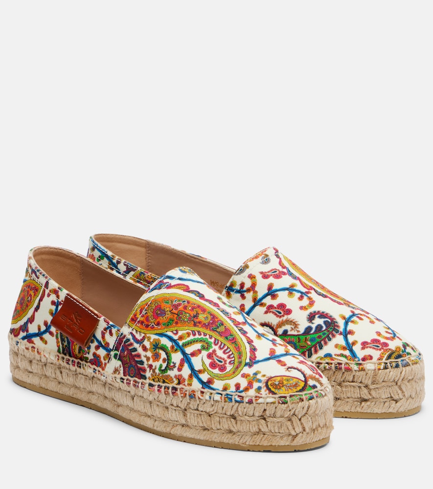 ETRO Etro Paisley canvas espadrilles　Etro ペイズリー キャンバス エスパドリーユ