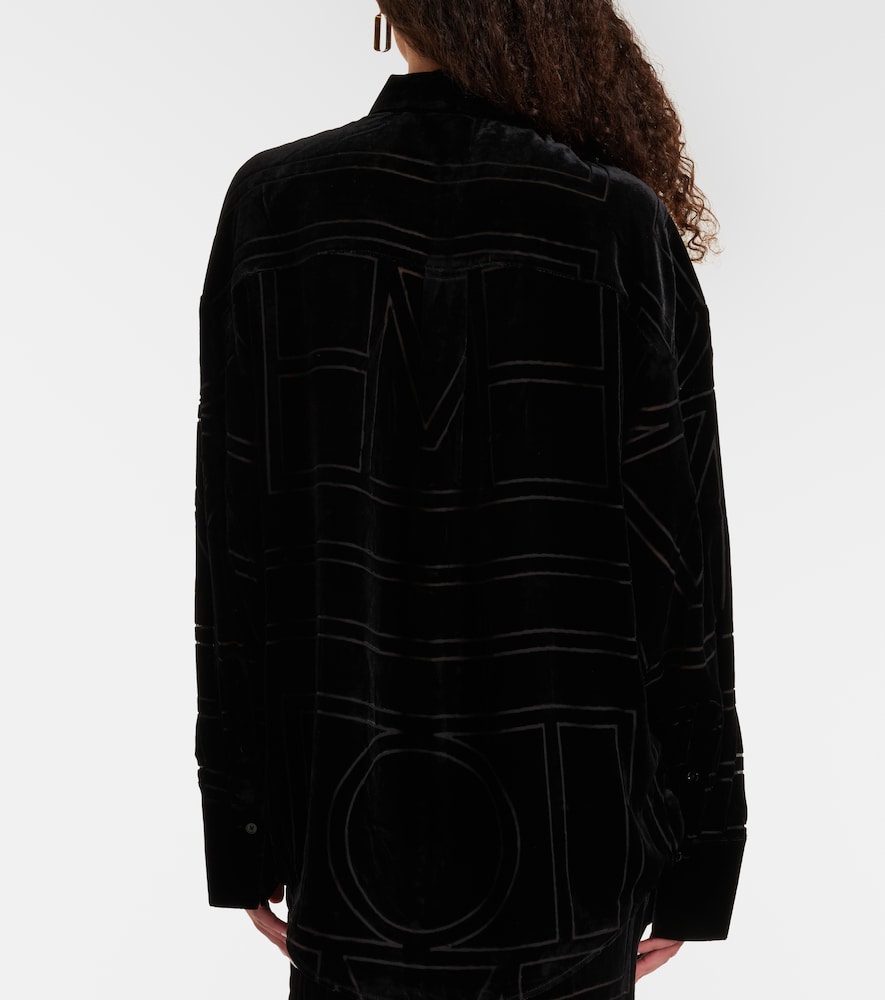  Toteme Toteme Oversize-hemd Aus Devoré 