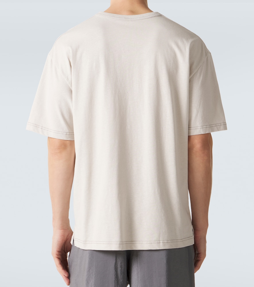 Lemaire Lemaire T-shirt Aus Baumwolle Und Leinen 