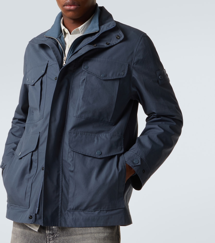 Stone Island Stone Island Feldjacke Compass Aus Baumwoll-canvas 