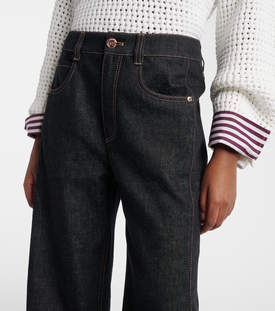  Brunello Cucinelli Brunello Cucinelli Wide-leg Jeans 