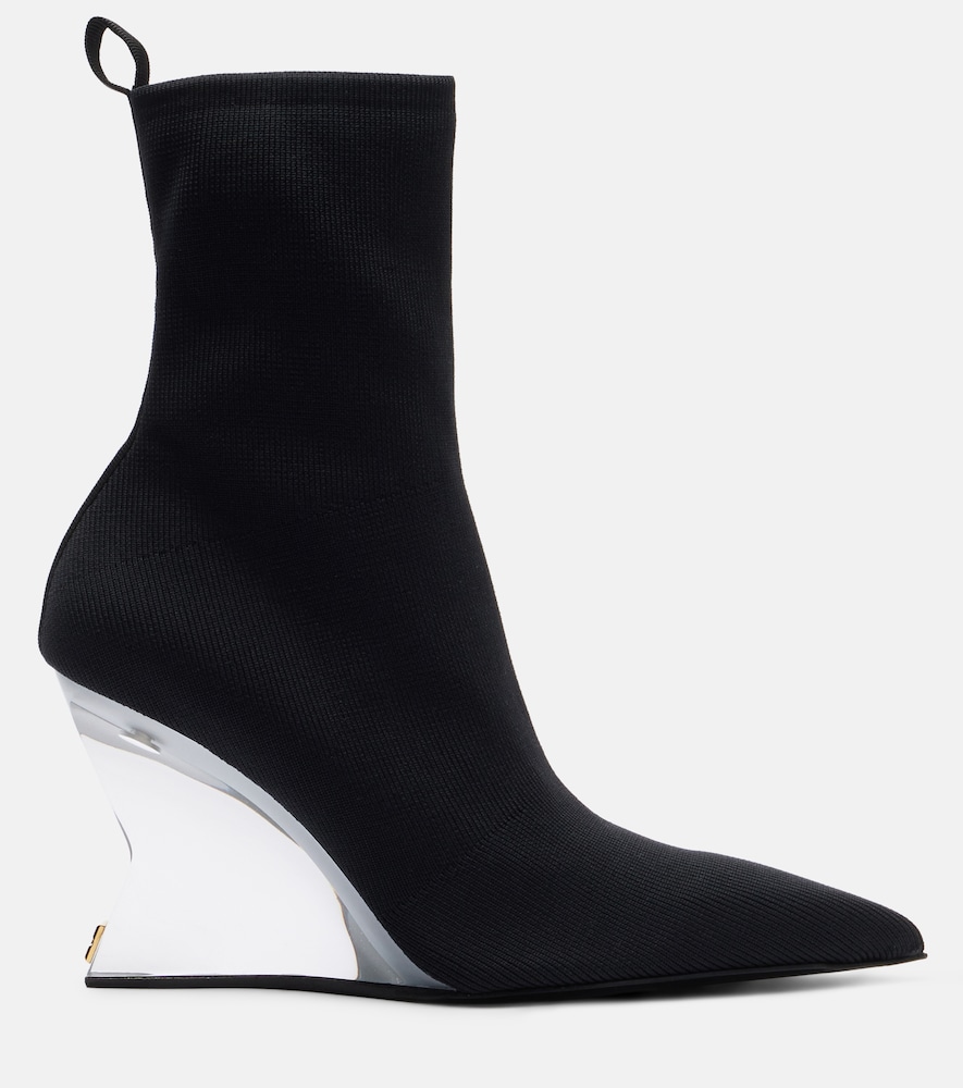  Balmain Balmain Ankle Boots Aus Strick 