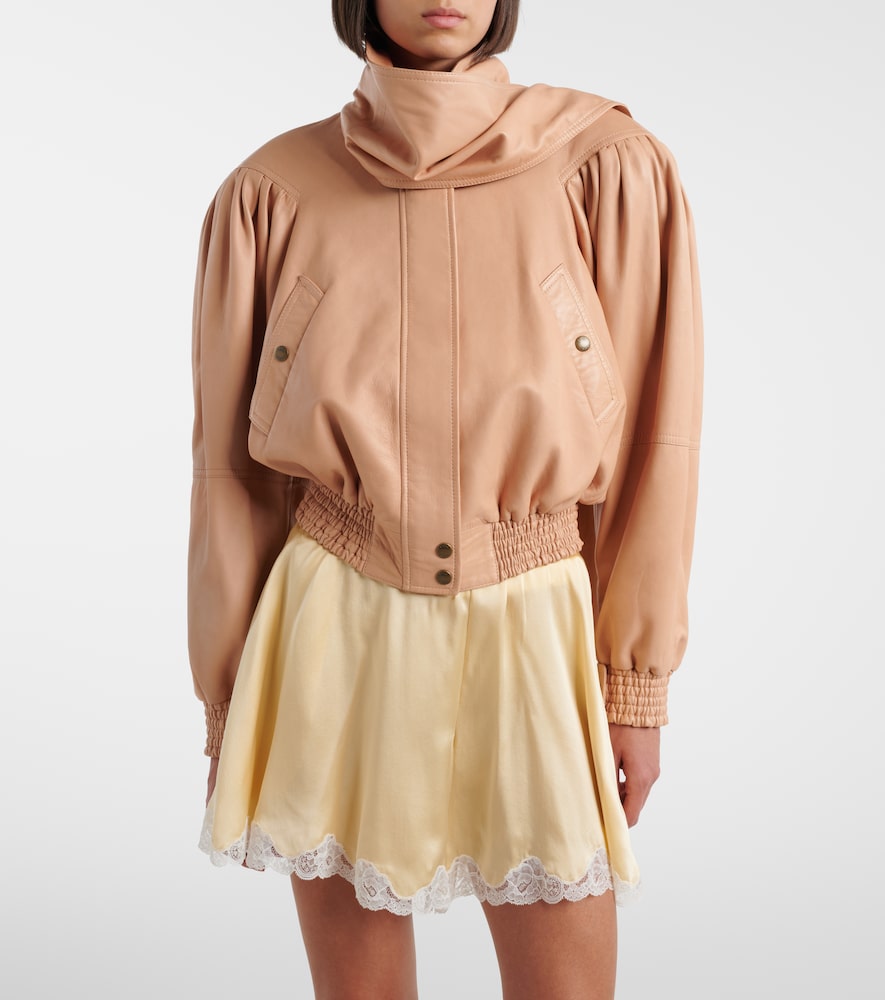 Chloé Scarf-Detail Cropped Jacket
