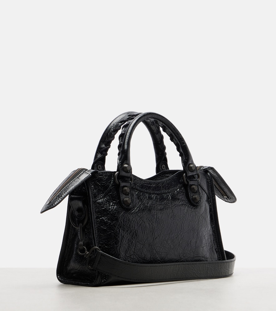  Balenciaga Balenciaga Le City Mini Leather Tote Bag 