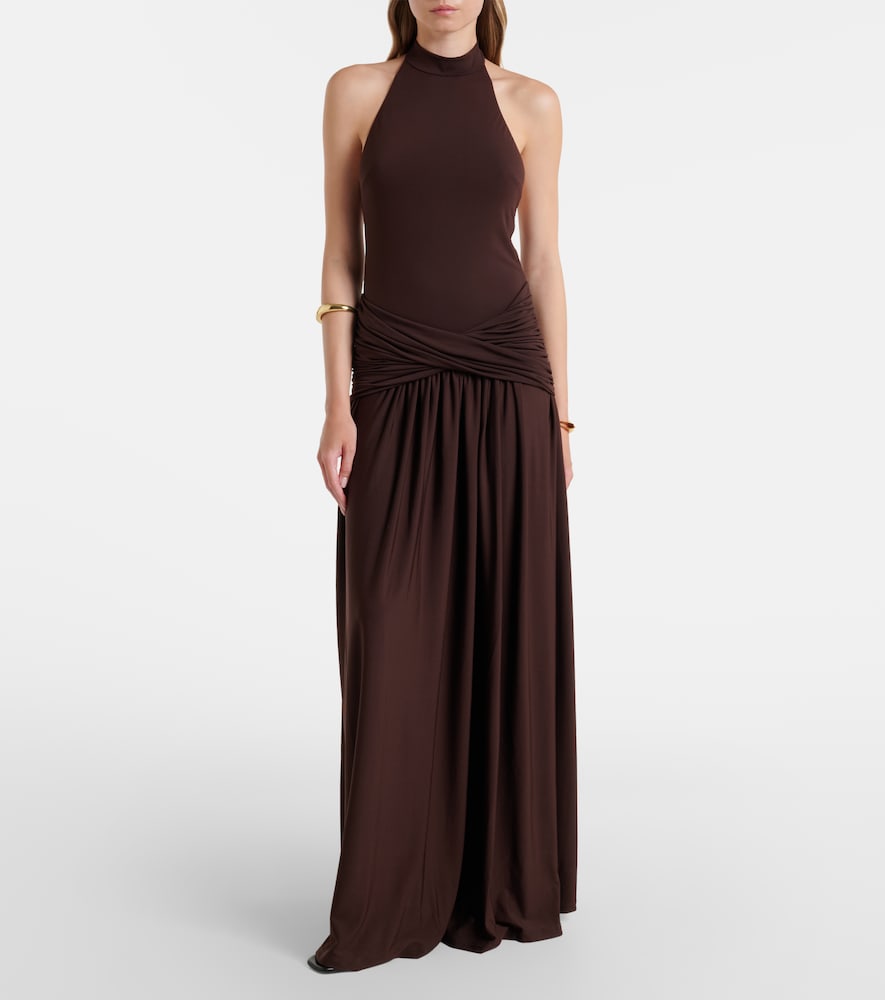 Bananhot Zoya halterneck maxi dress