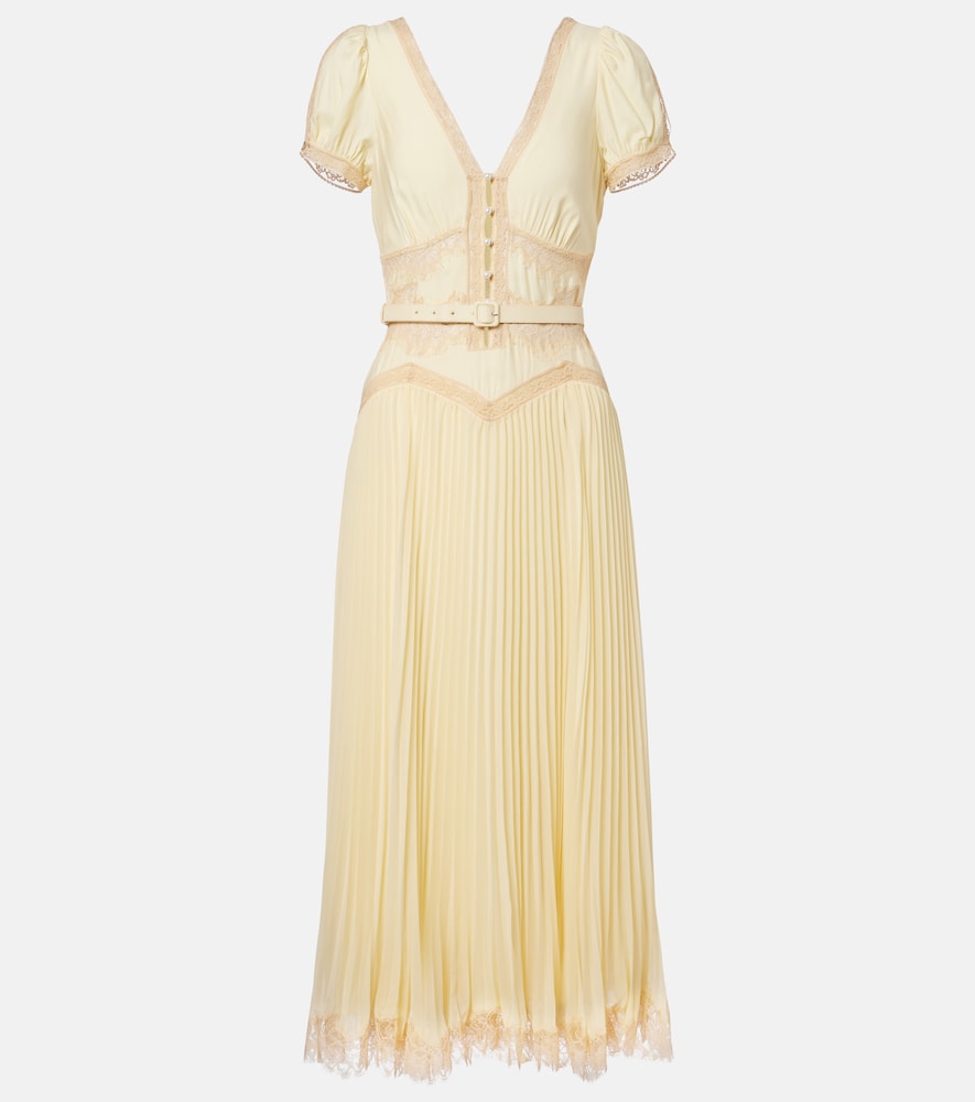 Midikleid mit Spitze