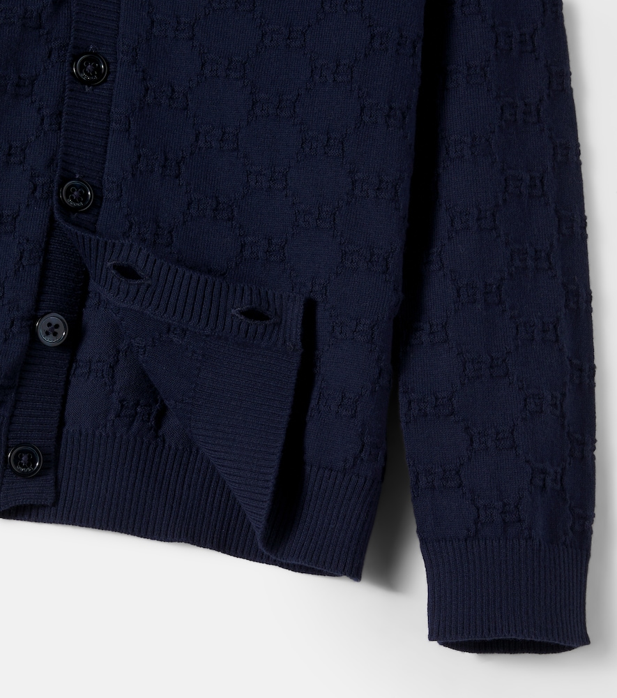  Gucci Kids Gucci Kids Cardigan Gg Aus Baumwoll-jacquard 