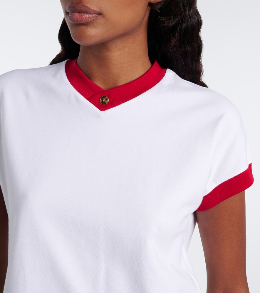 Medusa Cotton-Blend Jersey T-Shirt