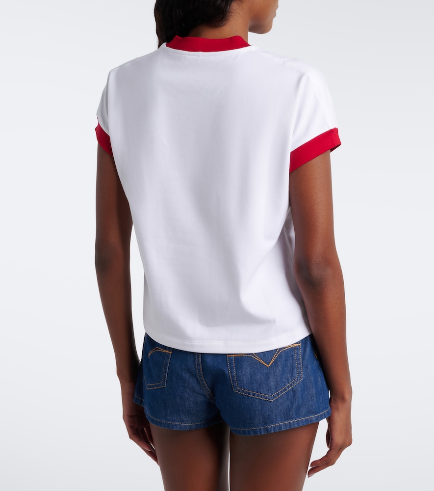 Medusa Cotton-Blend Jersey T-Shirt