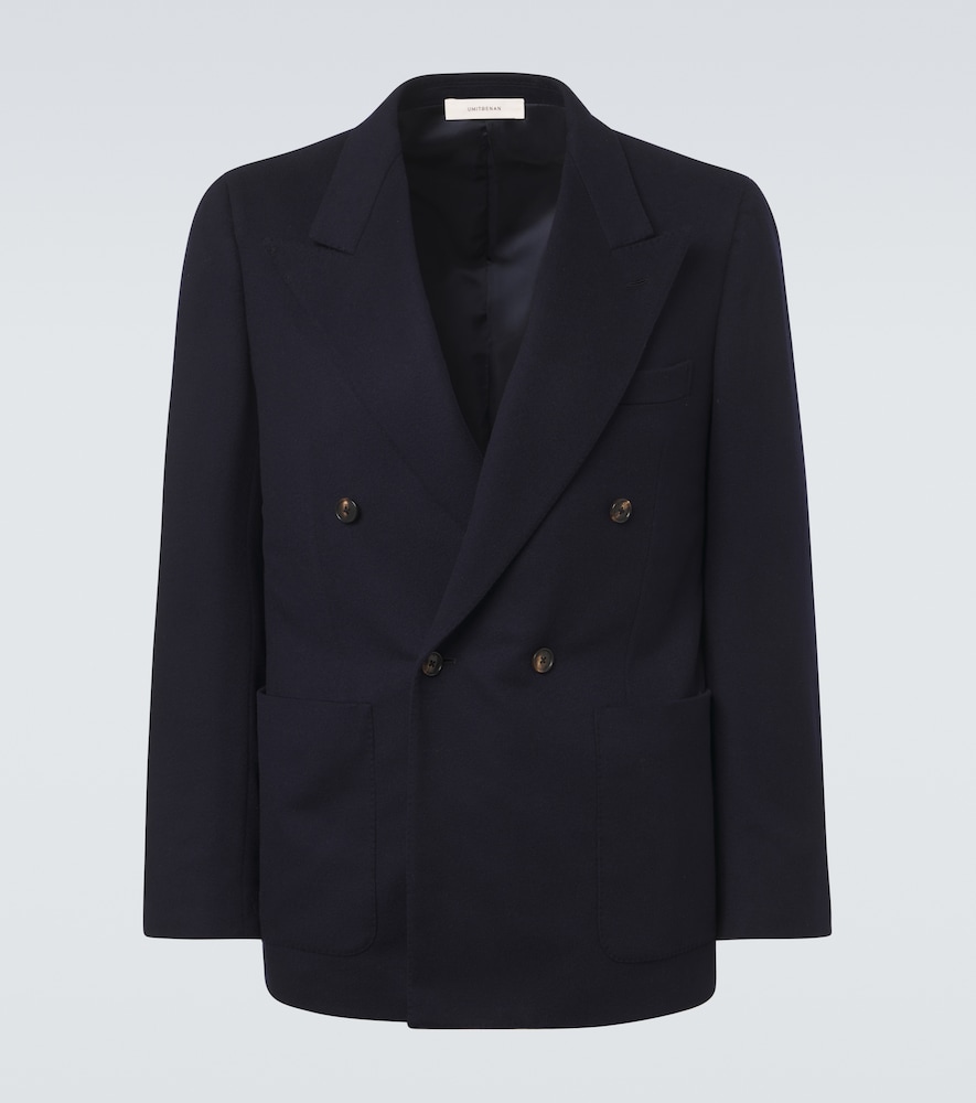 William Double-Breasted Cashmere Blazer