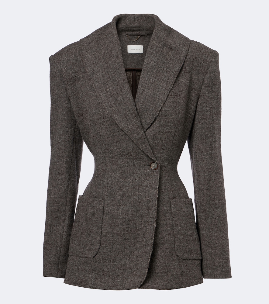 Blazer aus einem Wollgemisch