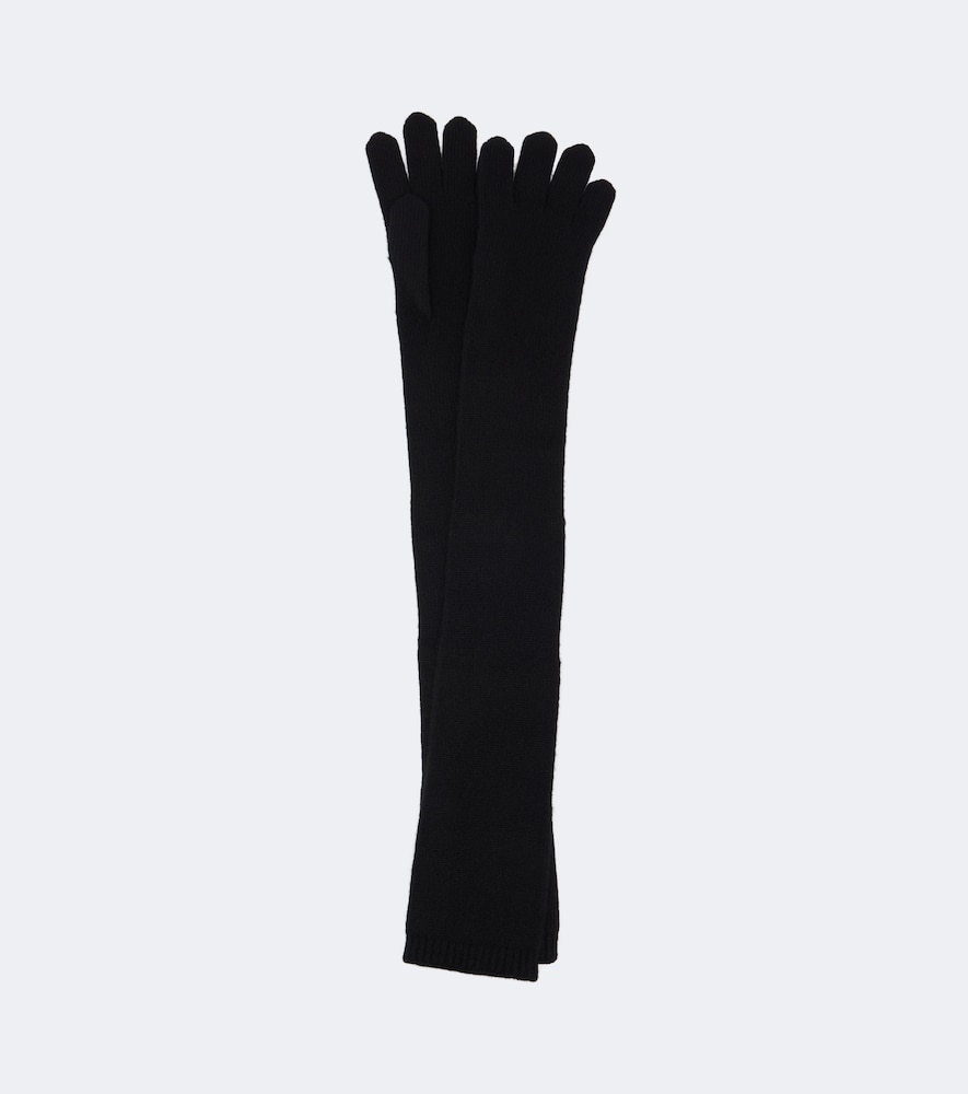 Nour Hammour Gants en cachemire et laine 480$