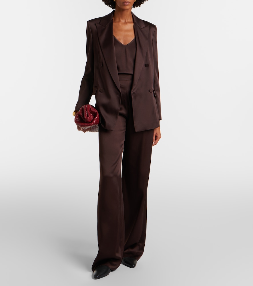 Max Mara Elegante satin wide-leg pants