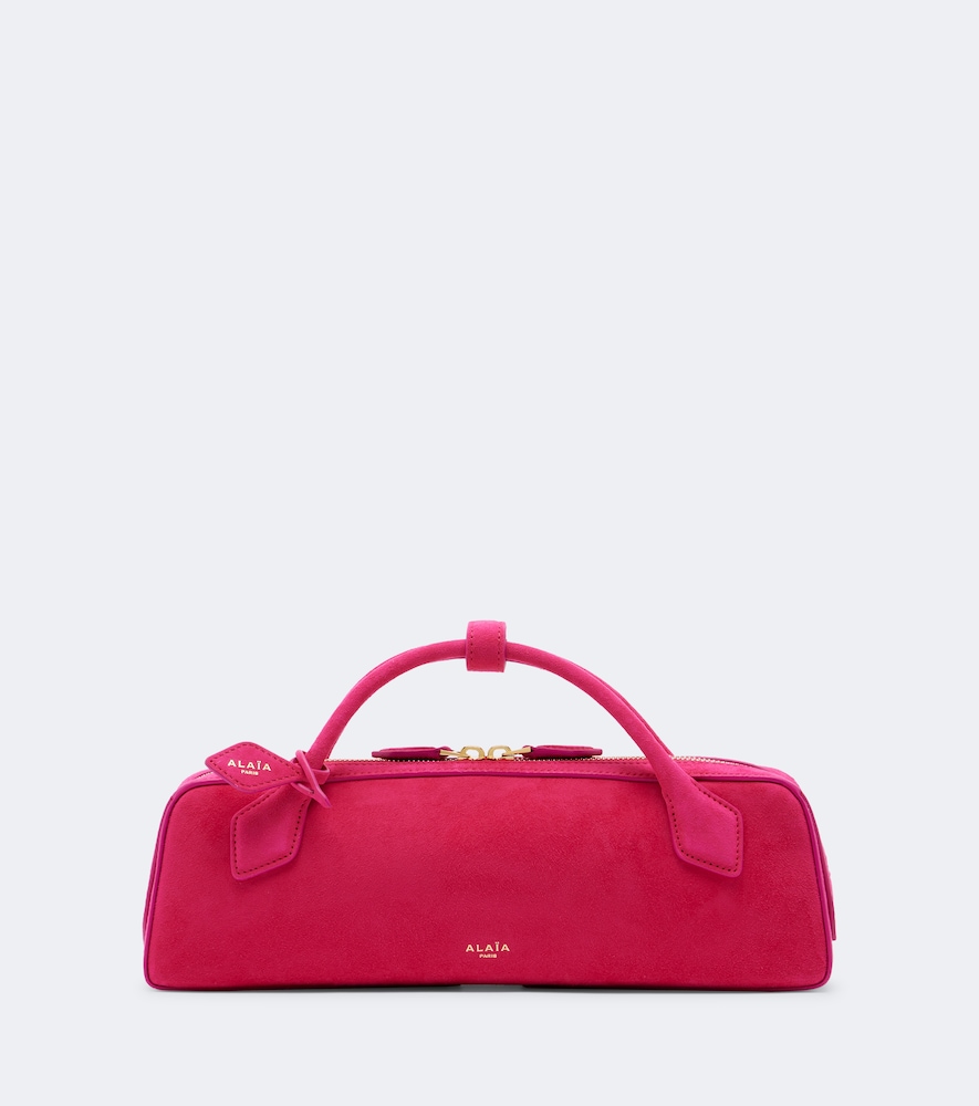 Alaïa Clutch Le Teckel Small aus Veloursleder