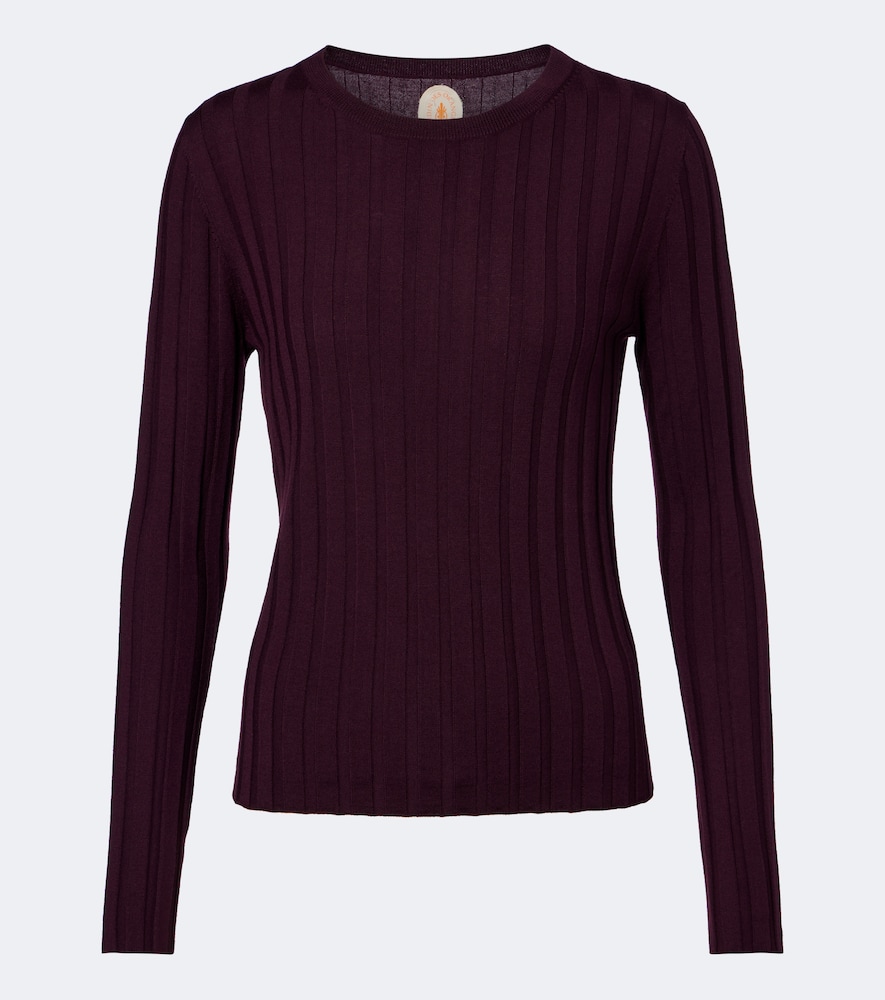 Jardin des Orangers Ribbed-knit virgin wool sweater