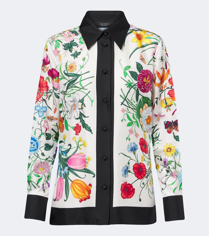 Gucci Chemise Gucci Flora en serg de soie 1600 €