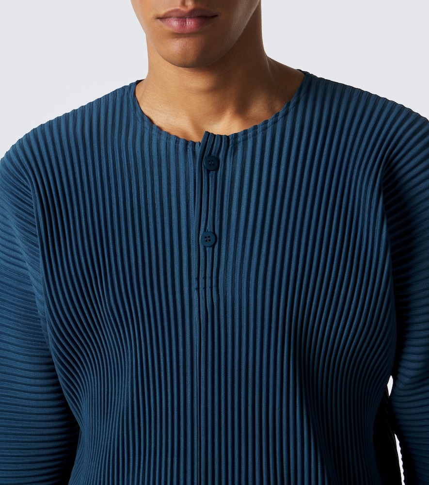 Homme Plissé Issey Miyake Monthly Colors: September Pleated Henley Shirt