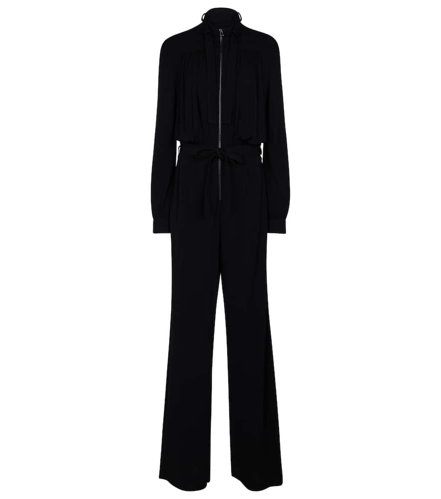 Tom Ford Lightweight Viscose Jersey Jumpsuit In Black