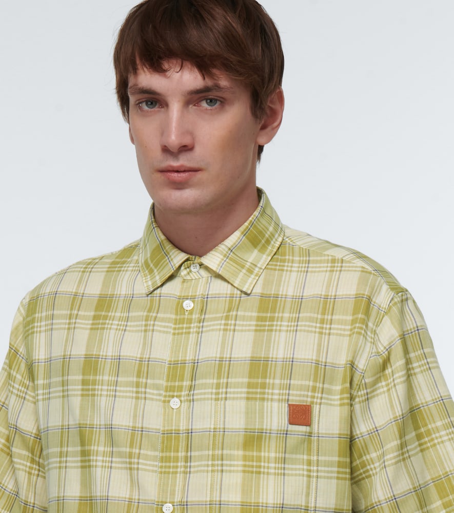  Loewe Loewe Checked Gauze Shirt 