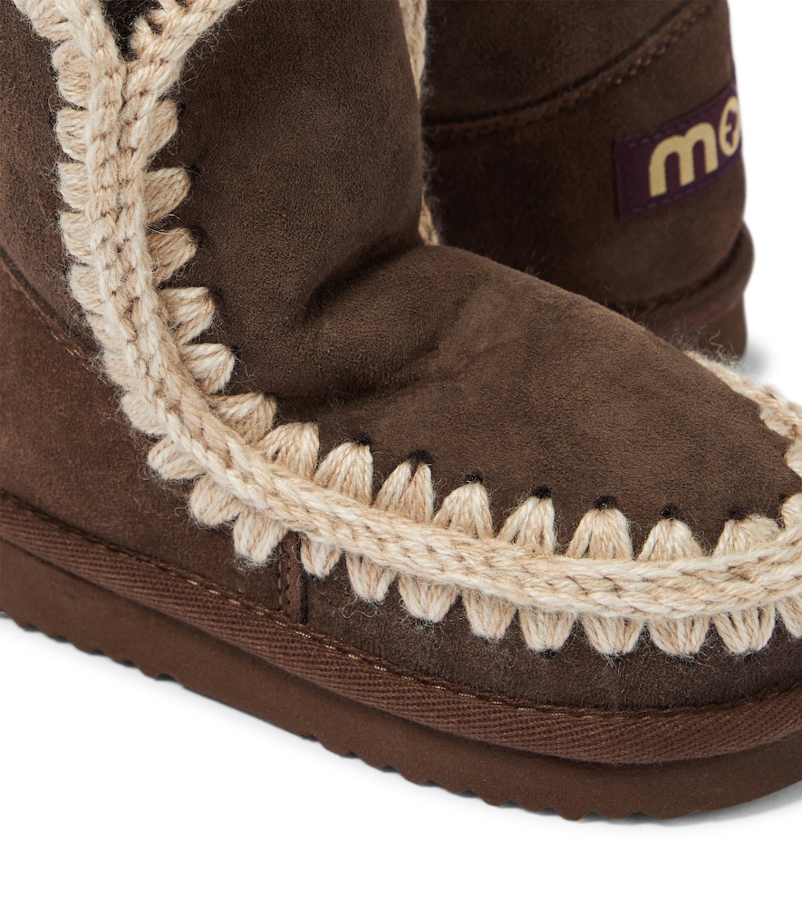  Mou Kids Mou Kids Shearling-lined Suede Boots 