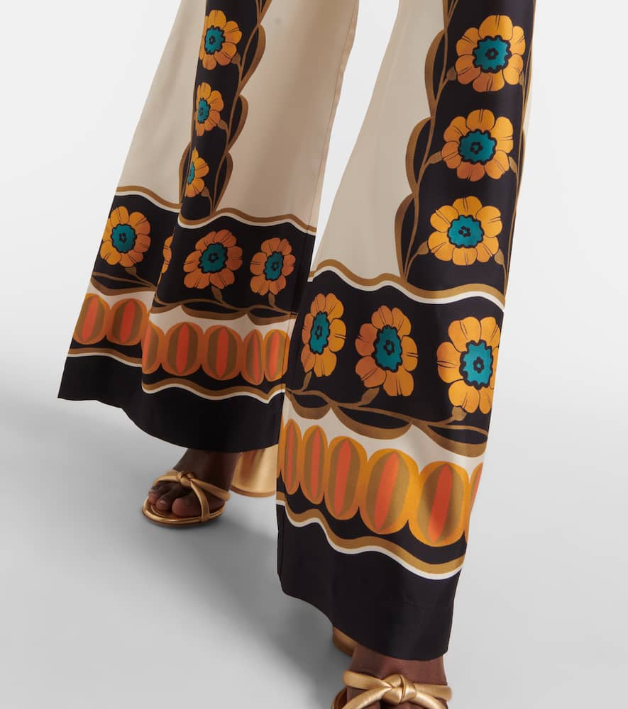 La Doublej La Double J Woman Pants Ivory Size M Silk In Daisychain Placée