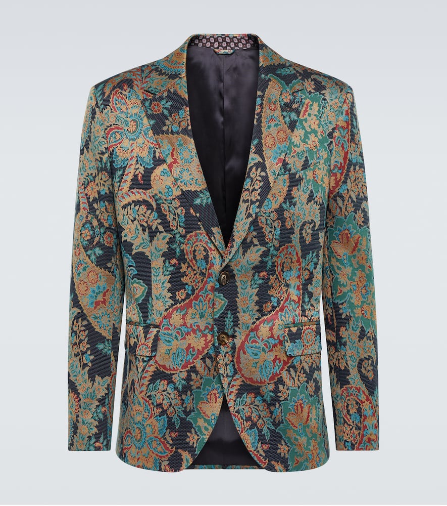 Etro Paisley cotton-blend jacket