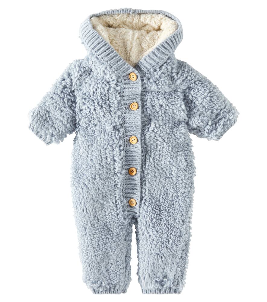 Louise Misha Baby David wool and cotton jumpsuit