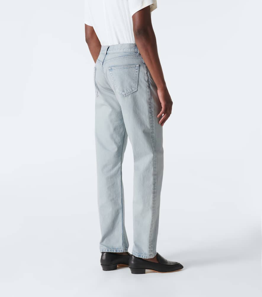 The Row Burt Cotton Denim Jeans In Blue