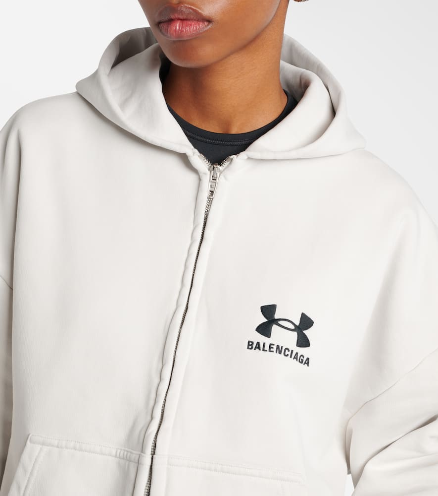 【BALENCIAGA】UNDER ARMOUR ジップアップ フーディー Under armour® zip-up hoodie regular fit
