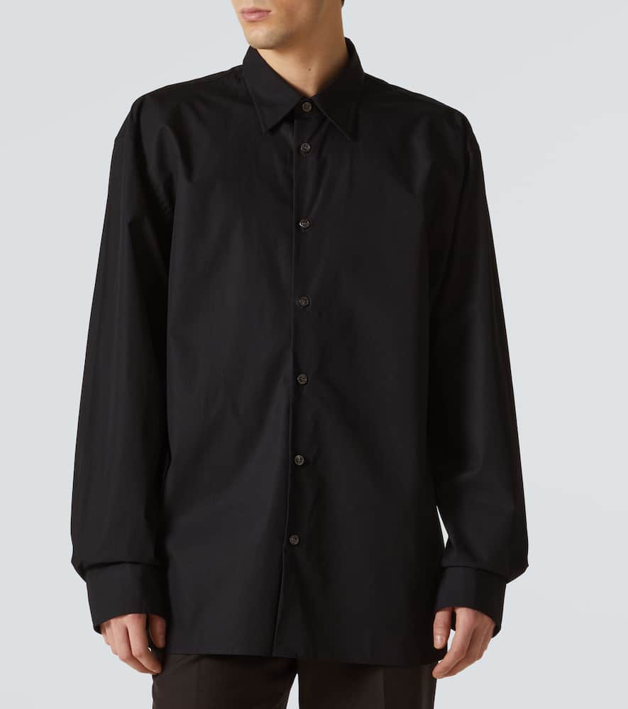 Dries Van Noten Cotton Shirt In Black