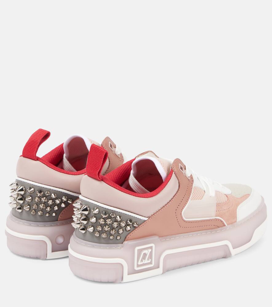 Christian Louboutin Verzierte Sneakers Aus Leder In Multicolor