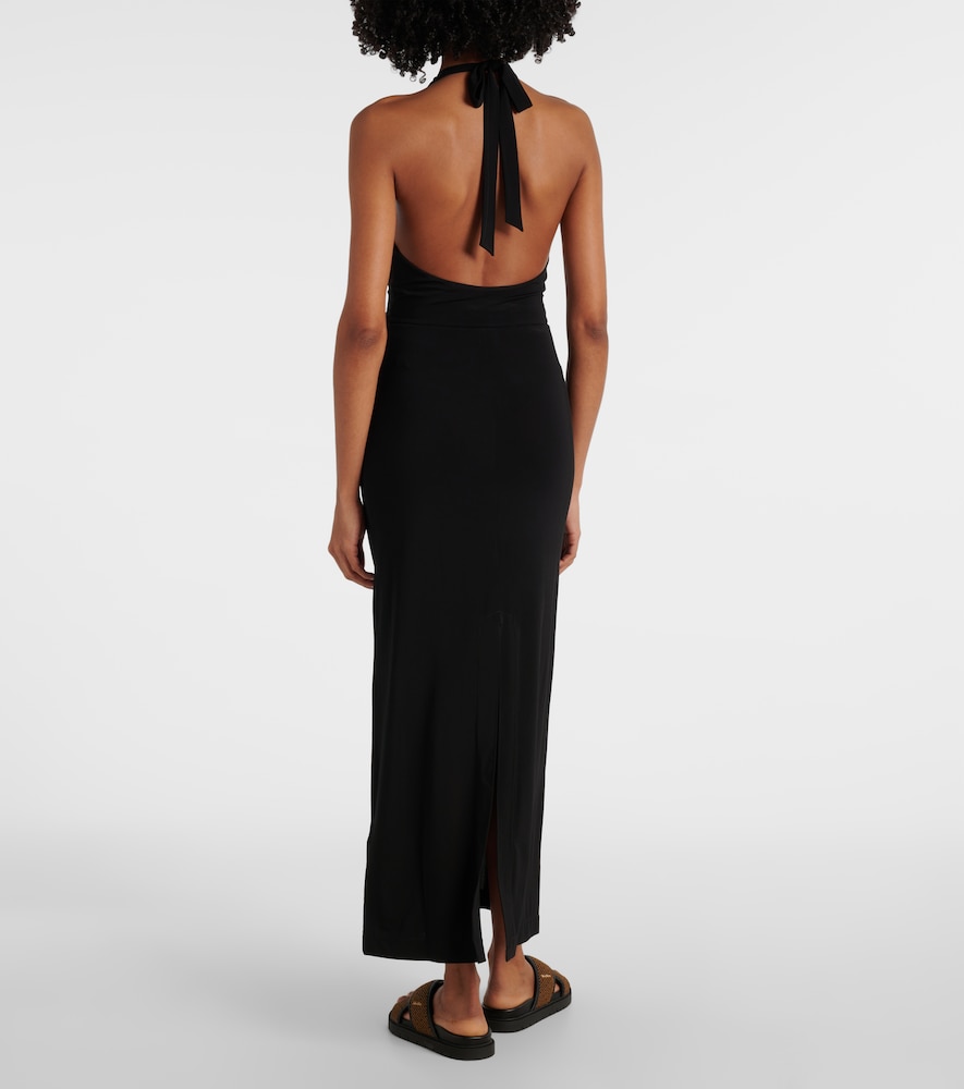 Ghiotto Cutout Halterneck Maxi Dress