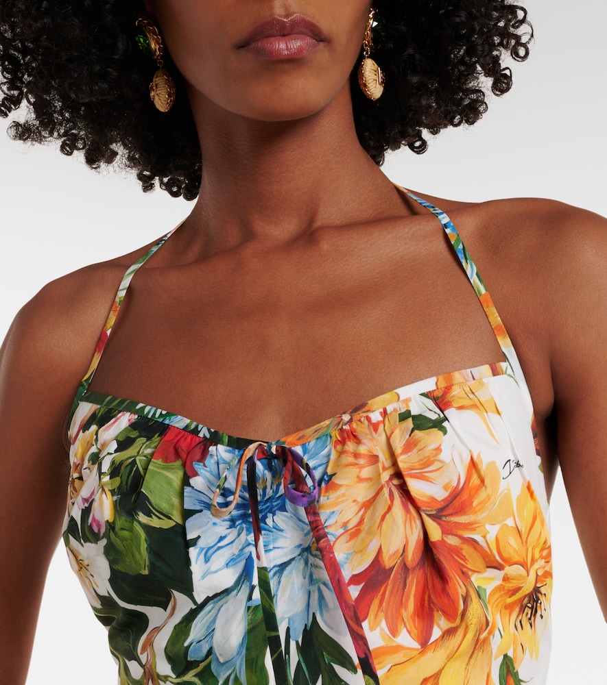  Dolce&gabbana Dolce&gabbana Cropped-top Aus Baumwollpopeline 