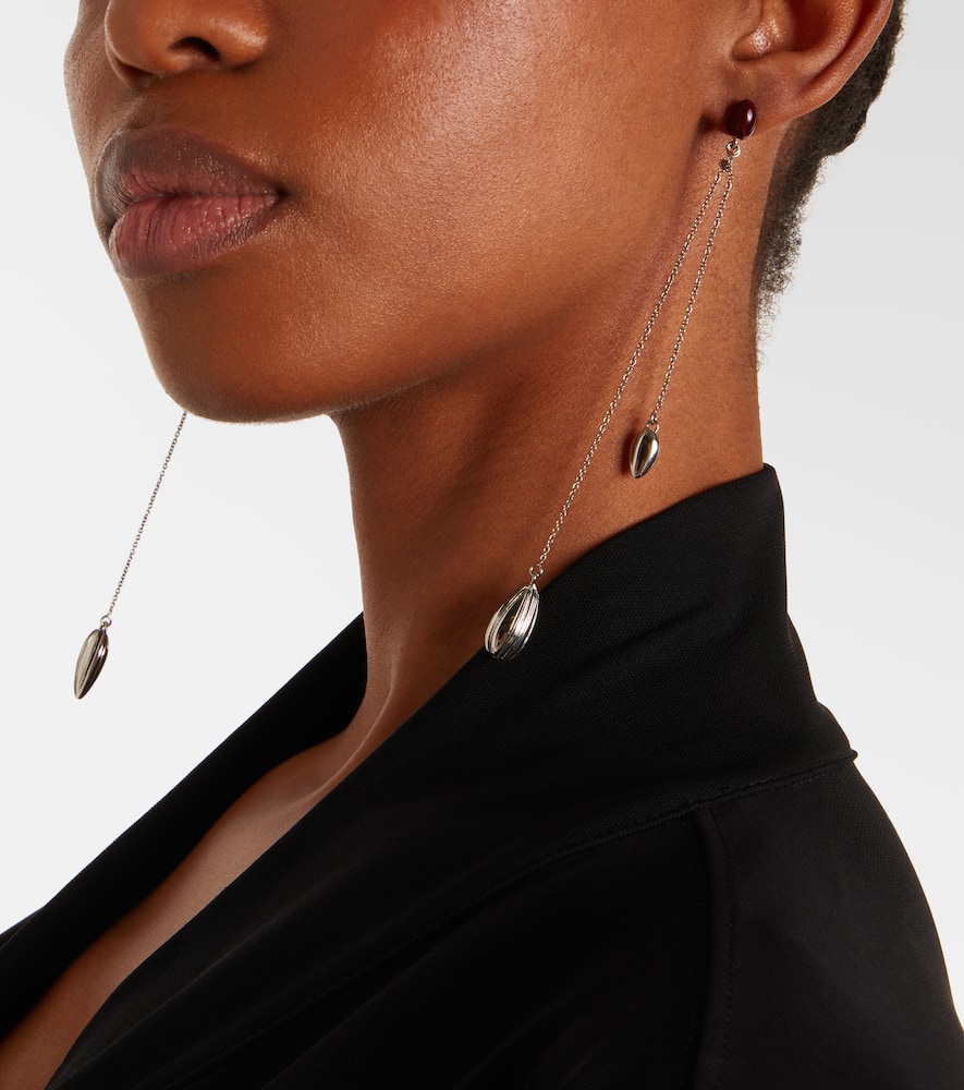 Lemaire Girasol Drop Earrings In Silver