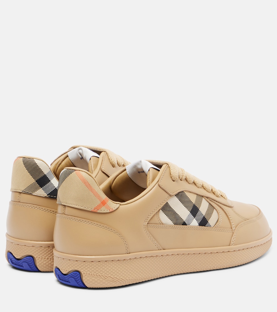  Burberry Burberry Sneakers Burberry Check Aus Leder 