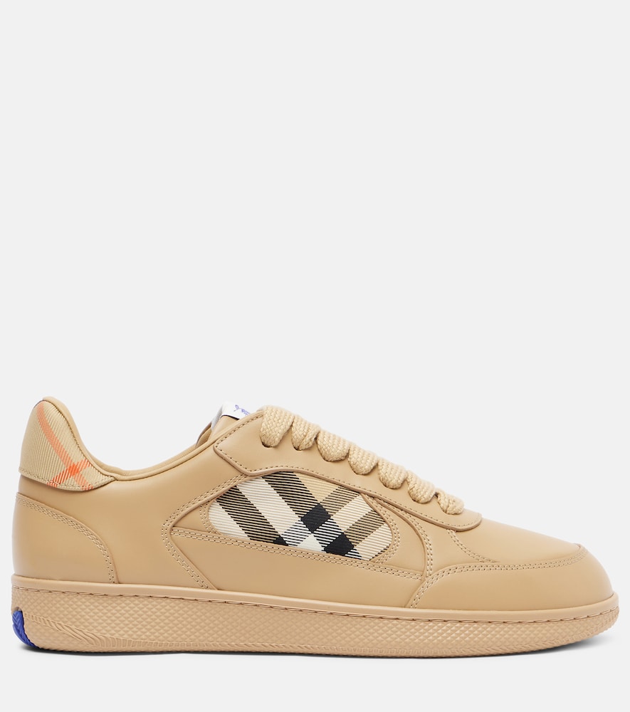  Burberry Burberry Sneakers Burberry Check Aus Leder 