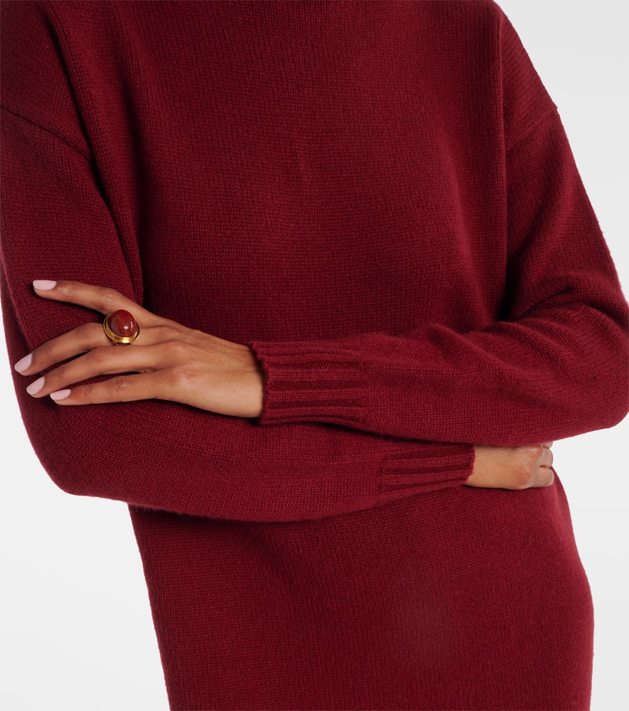 Max Mara Summer Cashmere Sweater Dress In Red
