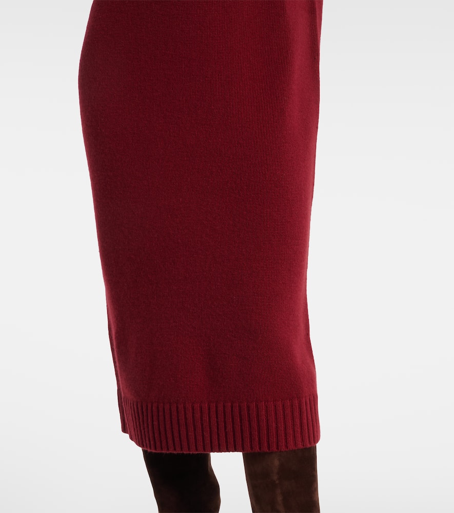 Max Mara Summer Cashmere Sweater Dress In Red