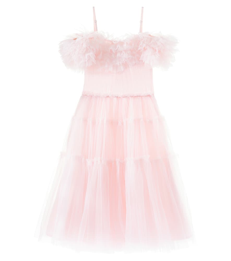 Tutu Du Monde Chateau Romance Cotton Tulle Dress In Pink