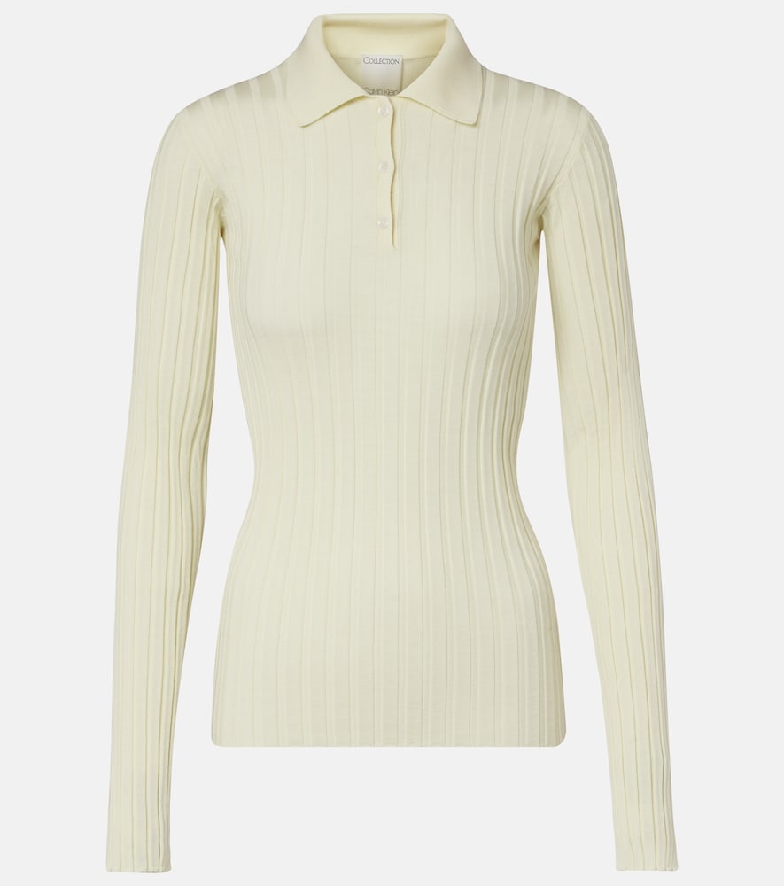 Calvin Klein Collection Amber wool polo sweater