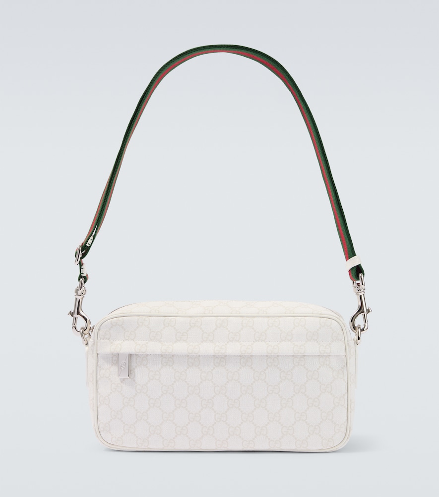 Gucci Uomo Borsa A Tracolla In Canvas Gg Bianco Unica- Mytheresa