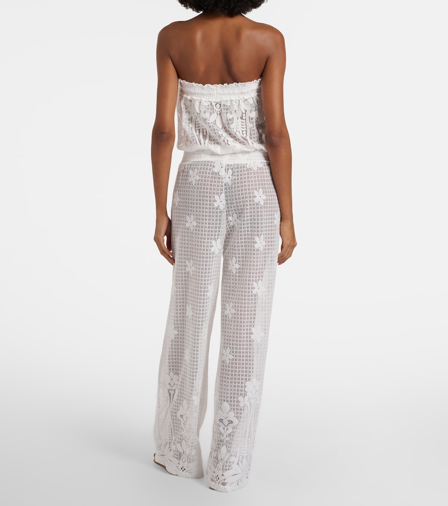  Melissa Odabash Melissa Odabash Viv Cotton-blend Jumpsuit 