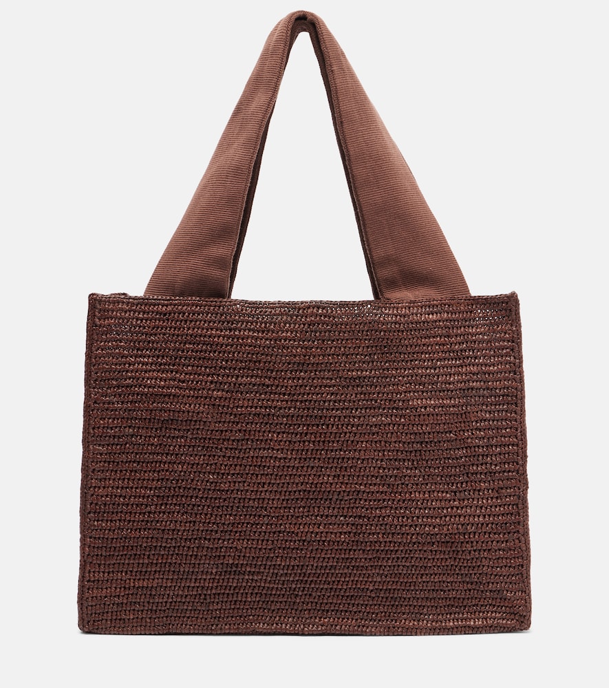 Loretta raffia tote bag