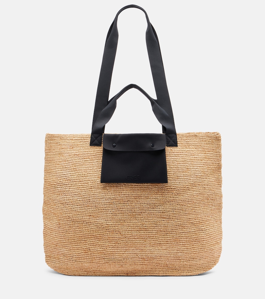 Eres Jetset raffia tote bag