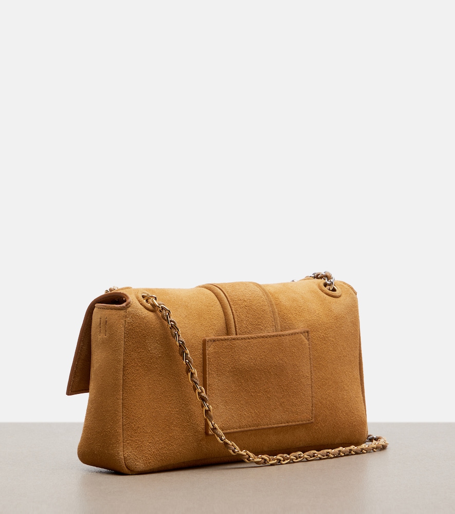  Jacquemus Jacquemus Schultertasche Bambino chaîne Aus Veloursleder 