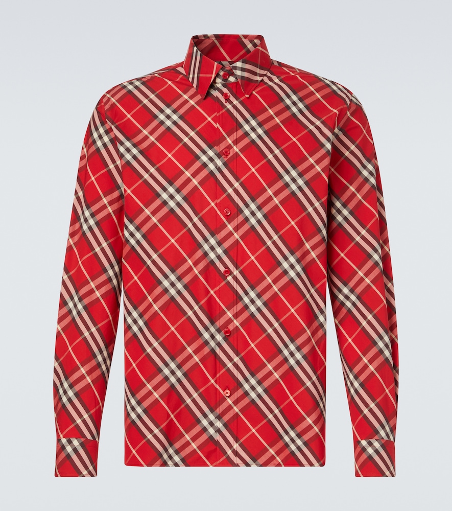 Burberry Checked cotton shirt
