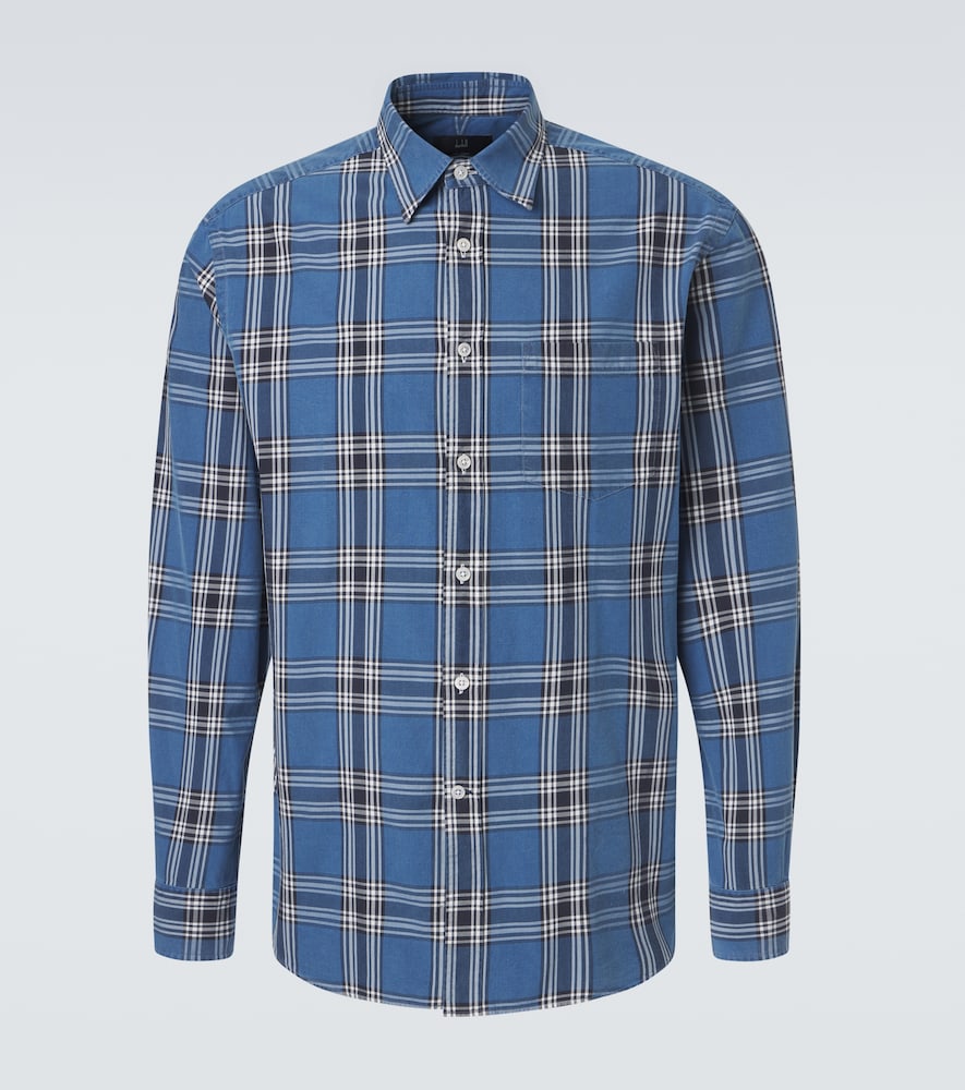Dunhill Plaid cotton shirt