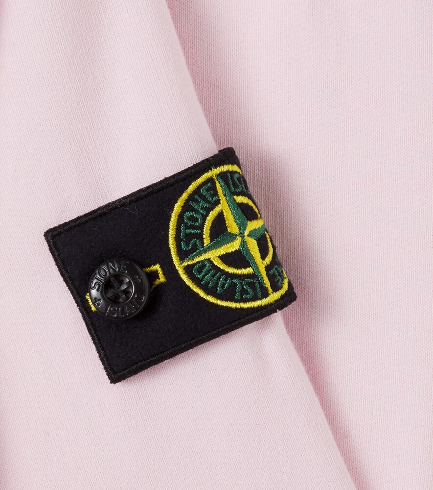  Stone Island Junior Stone Island Junior Compass Cotton Jersey Hoodie 