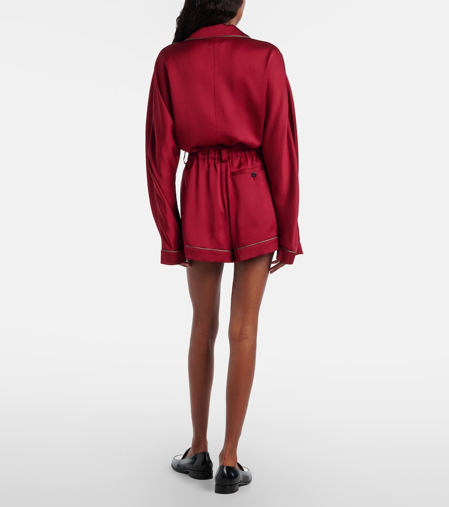 Givenchy Givenchy Silk Satin Shorts 